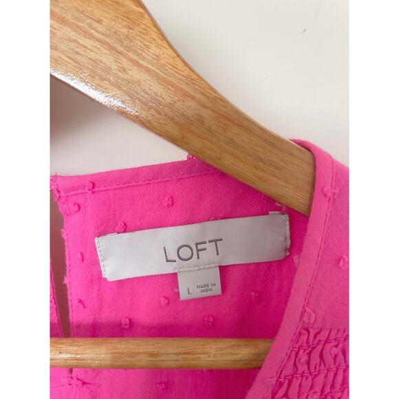 LOFT - Ruffle Long Sleeve Top - Picture 6 of 6